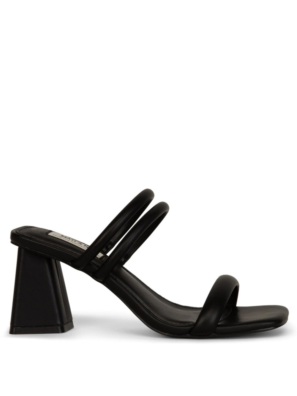 Matt and Nat Lino Vegan Block-Heels Black Strappy - Women Size: 9